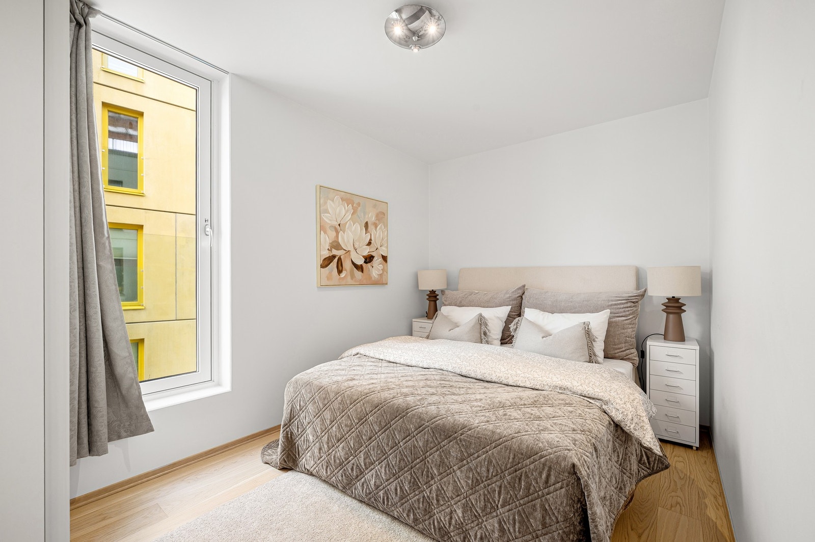 Hovedsoverom på 9,4 kvadratmeter. Galleribilde