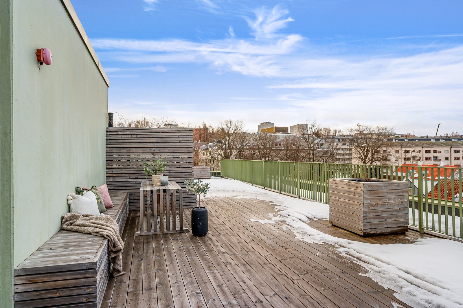 Her kan man nyte varme dager i sommerhalvåret. Galleribilde