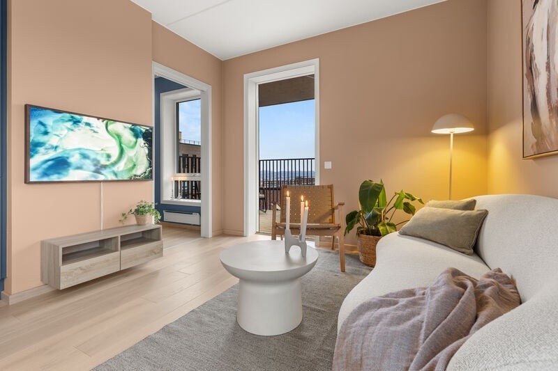 Ferdig møblert med Frame-TV Galleribilde