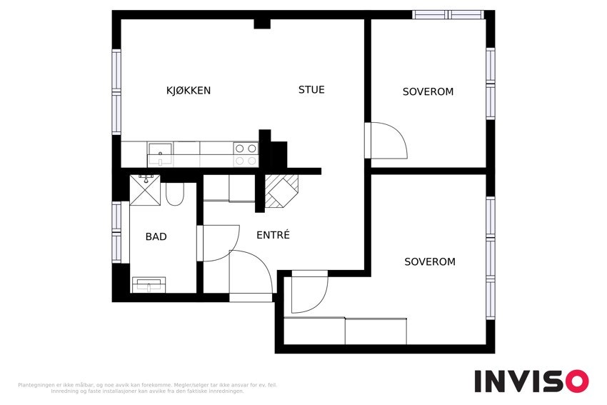 Plantegning Galleribilde