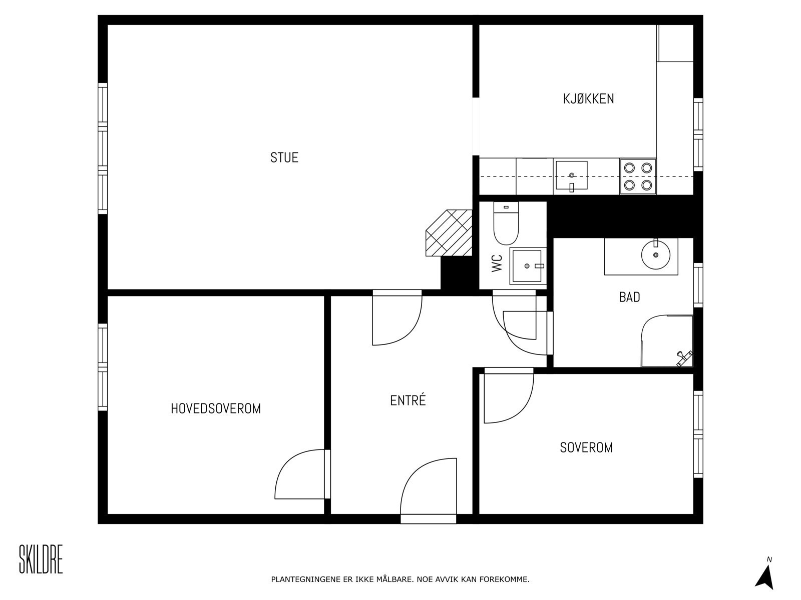 Plantegning Galleribilde