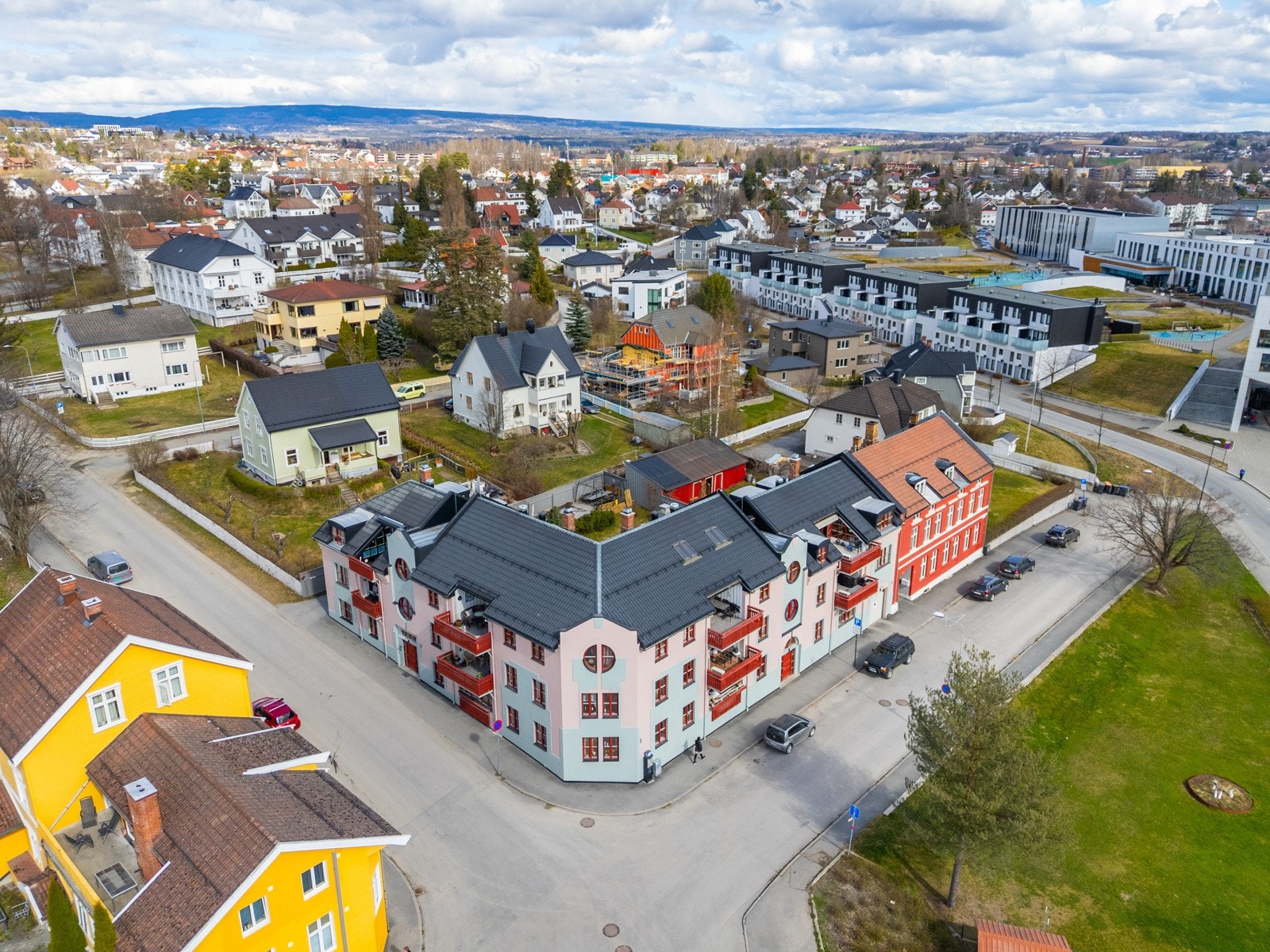 Dronefoto Galleribilde