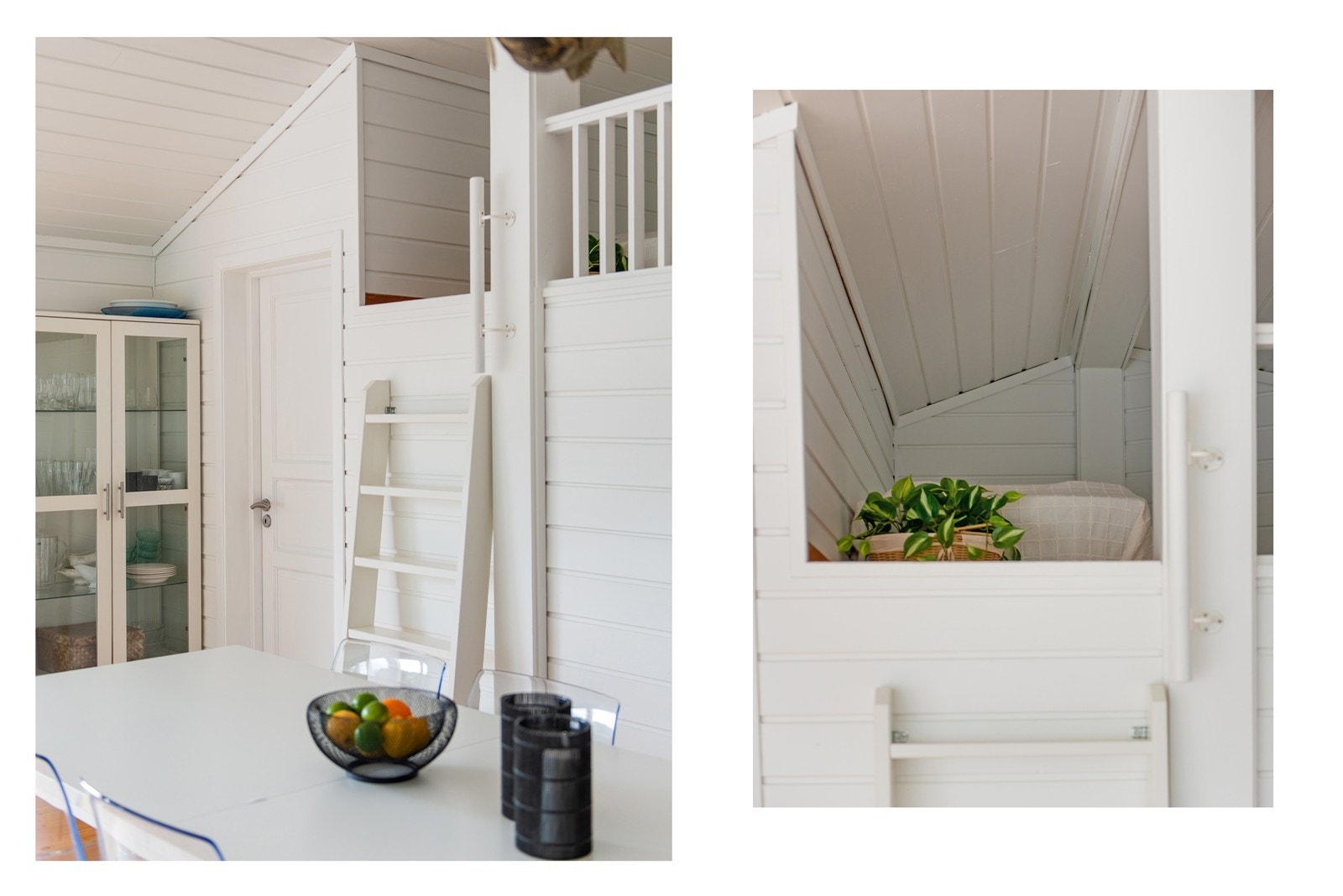 Sjekk ut denne lekne hemsen over soverommene. Passer både for lek og for en ekstra overnatting Galleribilde