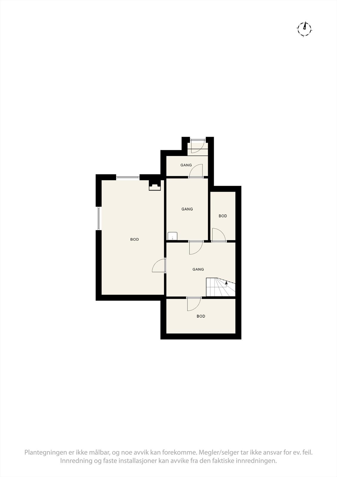 Plantegning kjeller Galleribilde