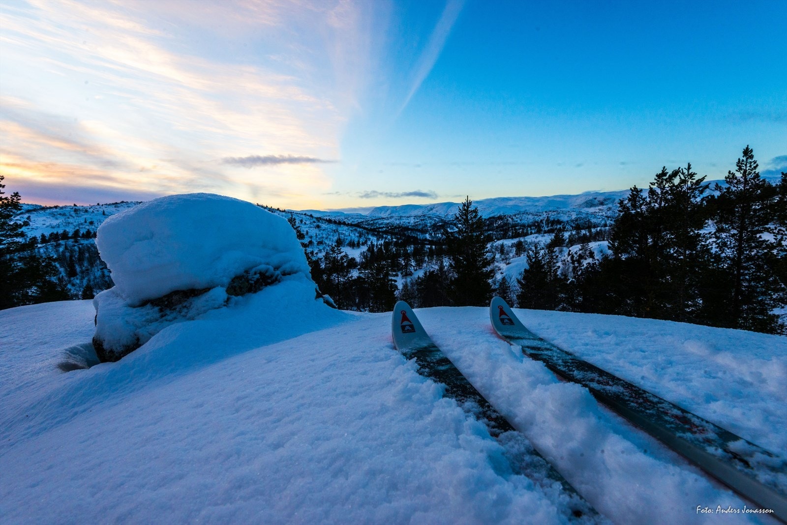Vakkert høyfjellsterreng Galleribilde