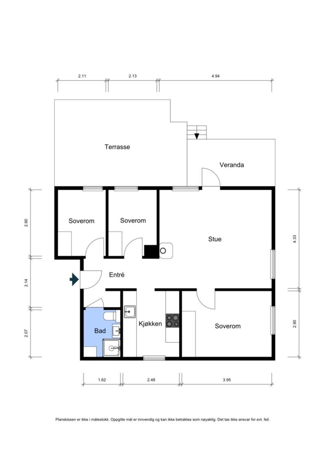 Planløsning. Galleribilde