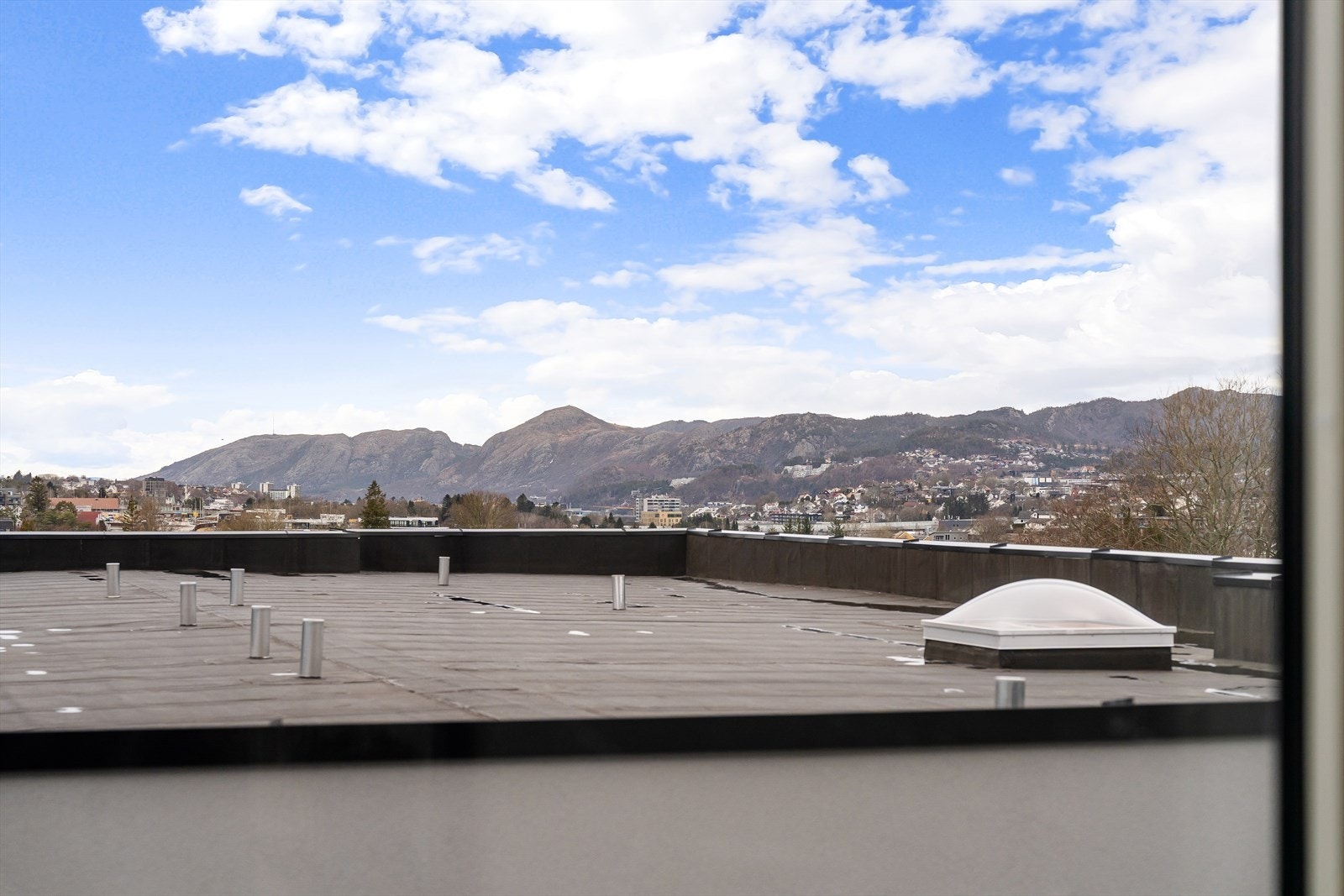 God utsikt fra leilighetens stue. Galleribilde