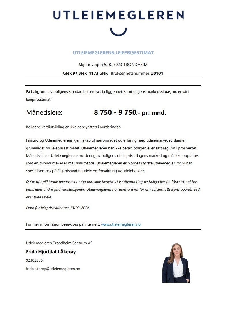 Vurdering fra Utleiemegleren Galleribilde