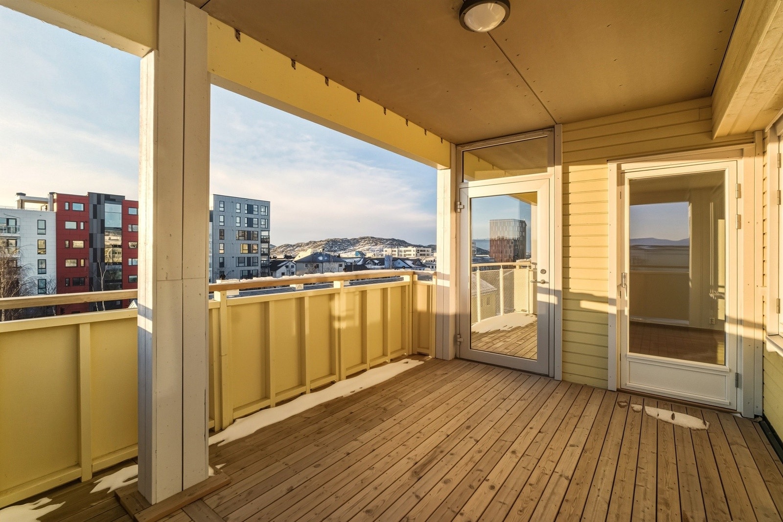 Balkongen er delt opp i tre ulike soner. Galleribilde