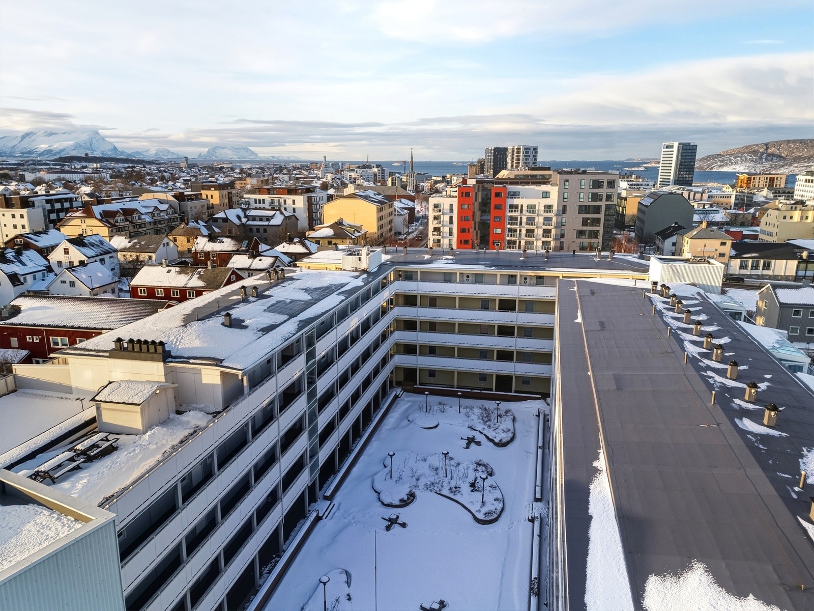 Det er også felles takterrasse i bygget. Galleribilde