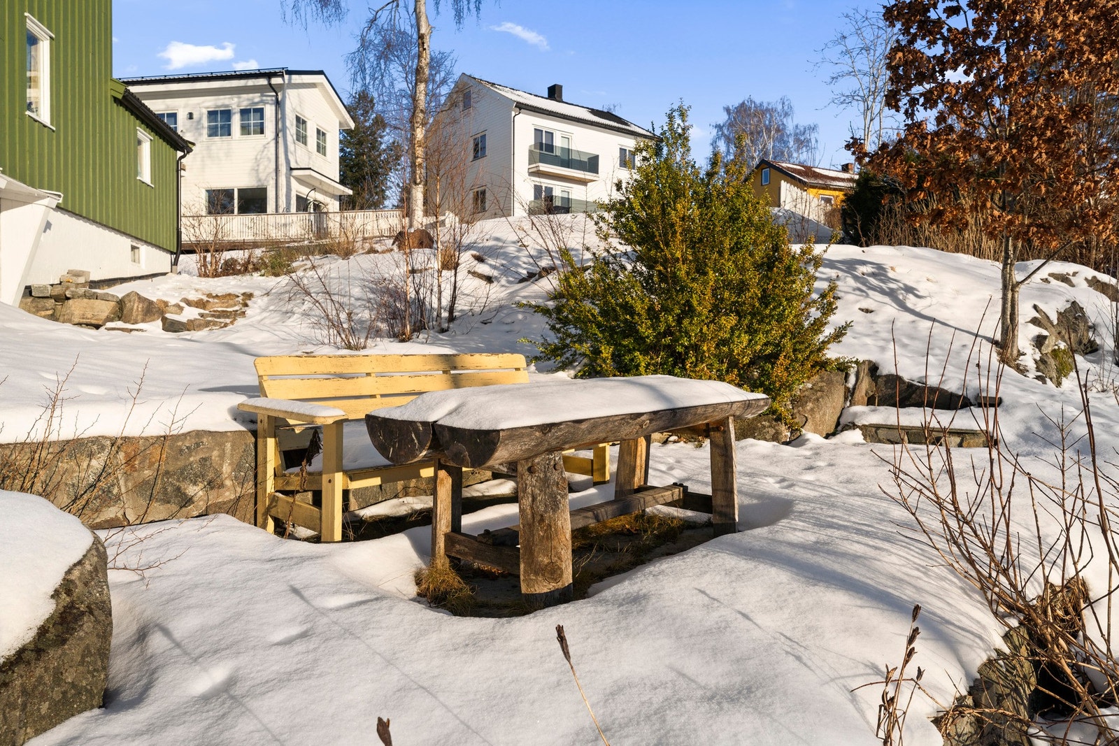 Hyggelig uteområde Galleribilde