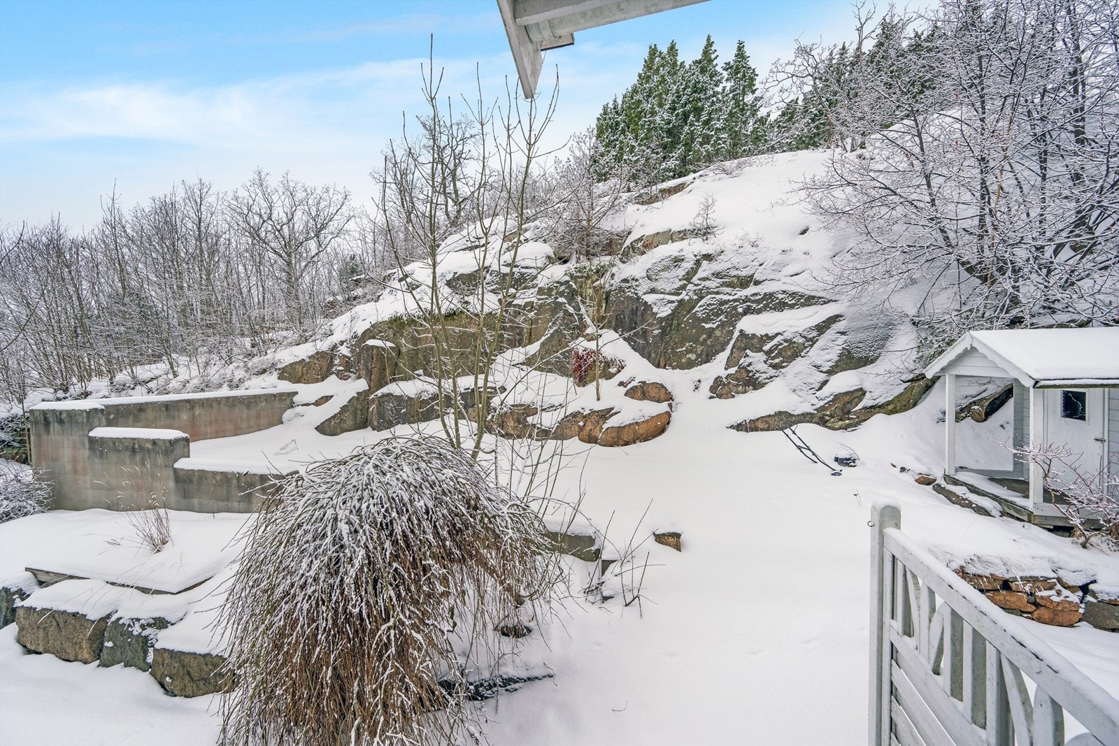 Pent opparbeidede uteområder. Galleribilde