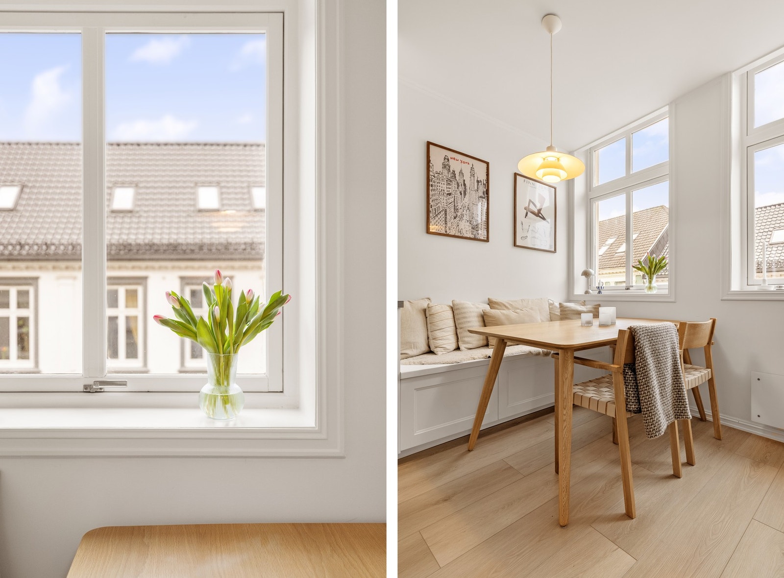 Lekkert 1-stavs laminatgulv fra 2023. Galleribilde