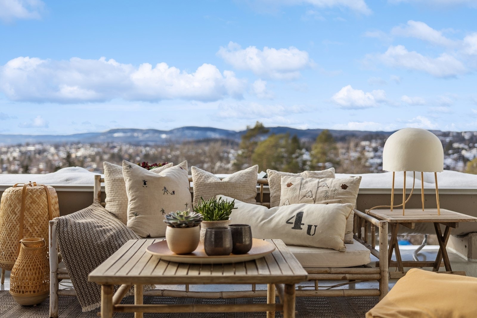 Nydelig terrasse Galleribilde