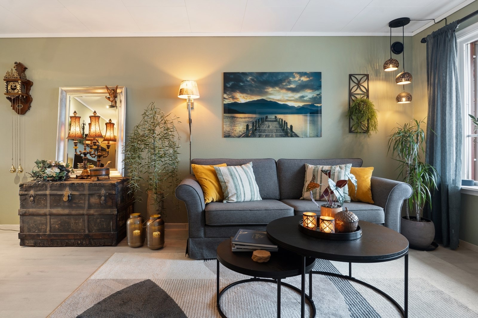 Sofakroken finner fort sin naturlige plass i rommet. Galleribilde