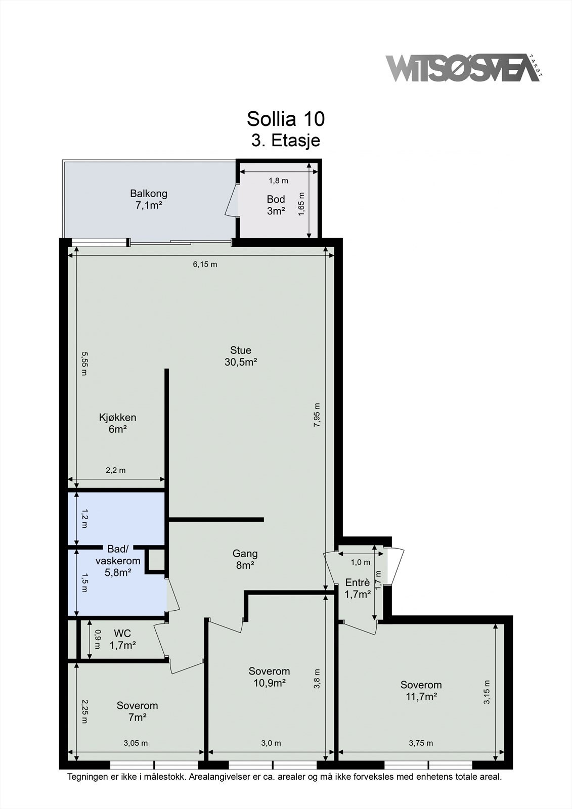 Planskisse Galleribilde