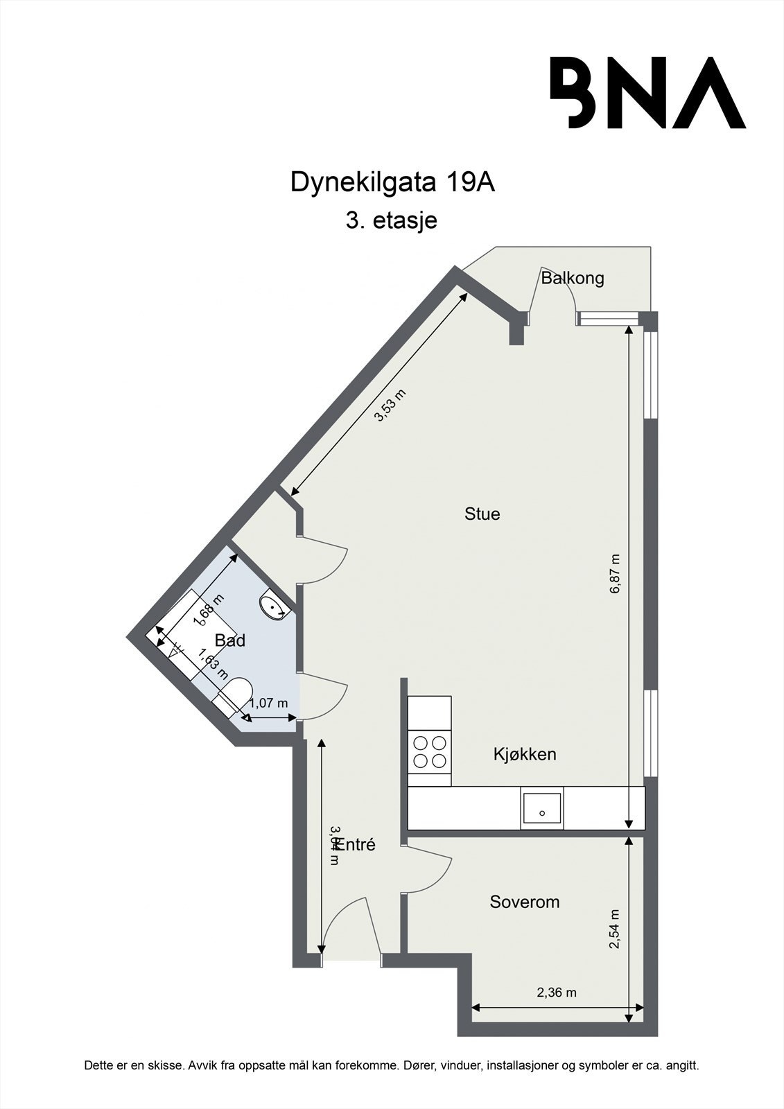 Plantegning Galleribilde