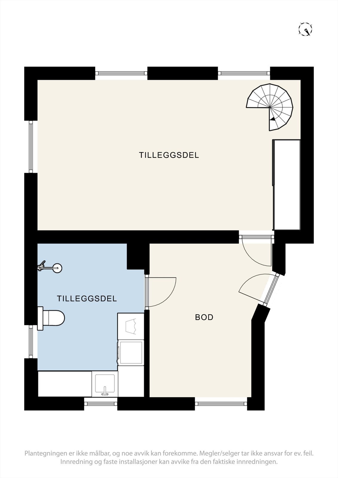 Plantegning kjeller Galleribilde