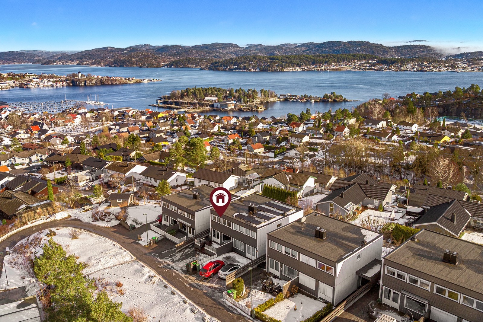 Dronefoto Galleribilde