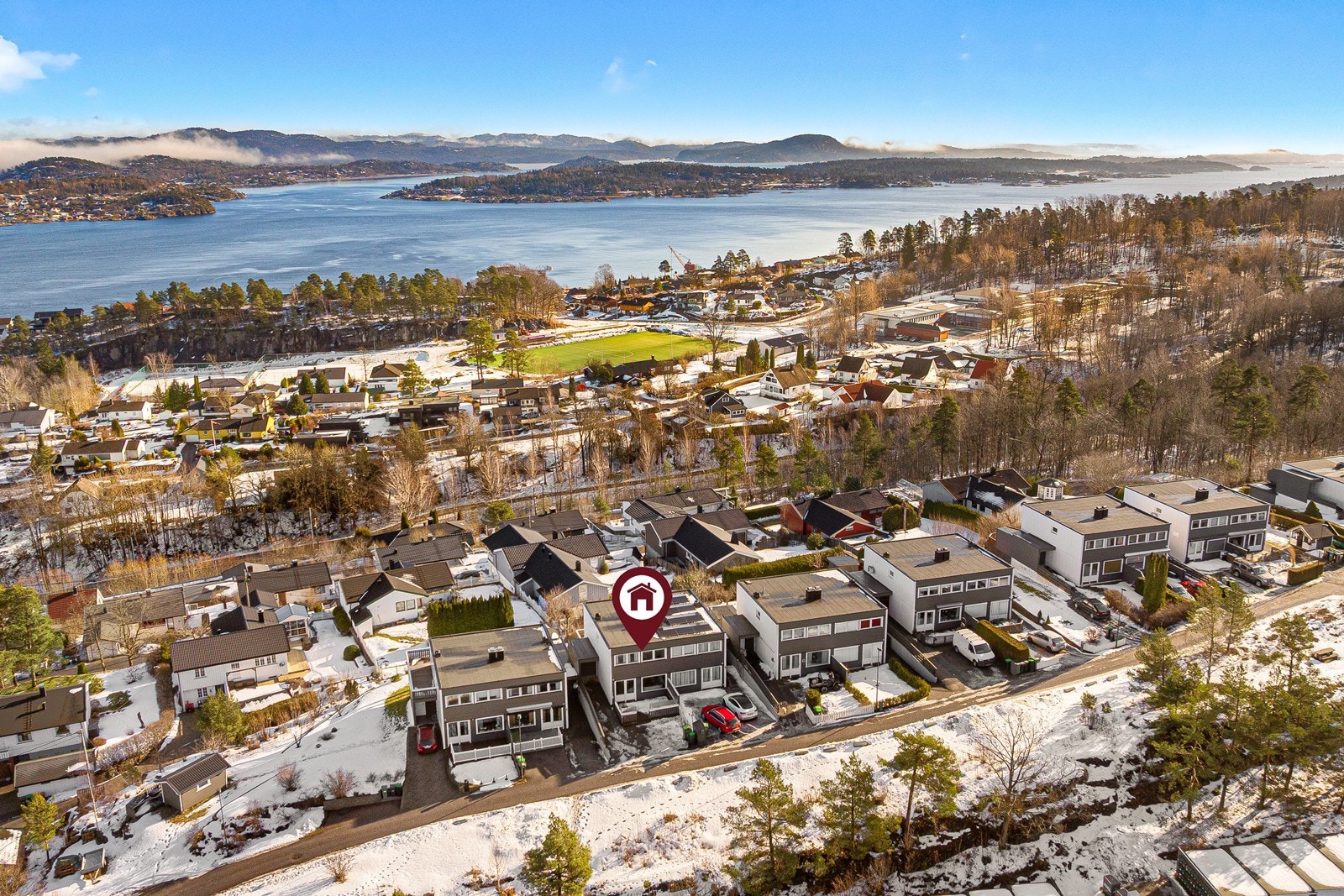 Dronefoto Galleribilde