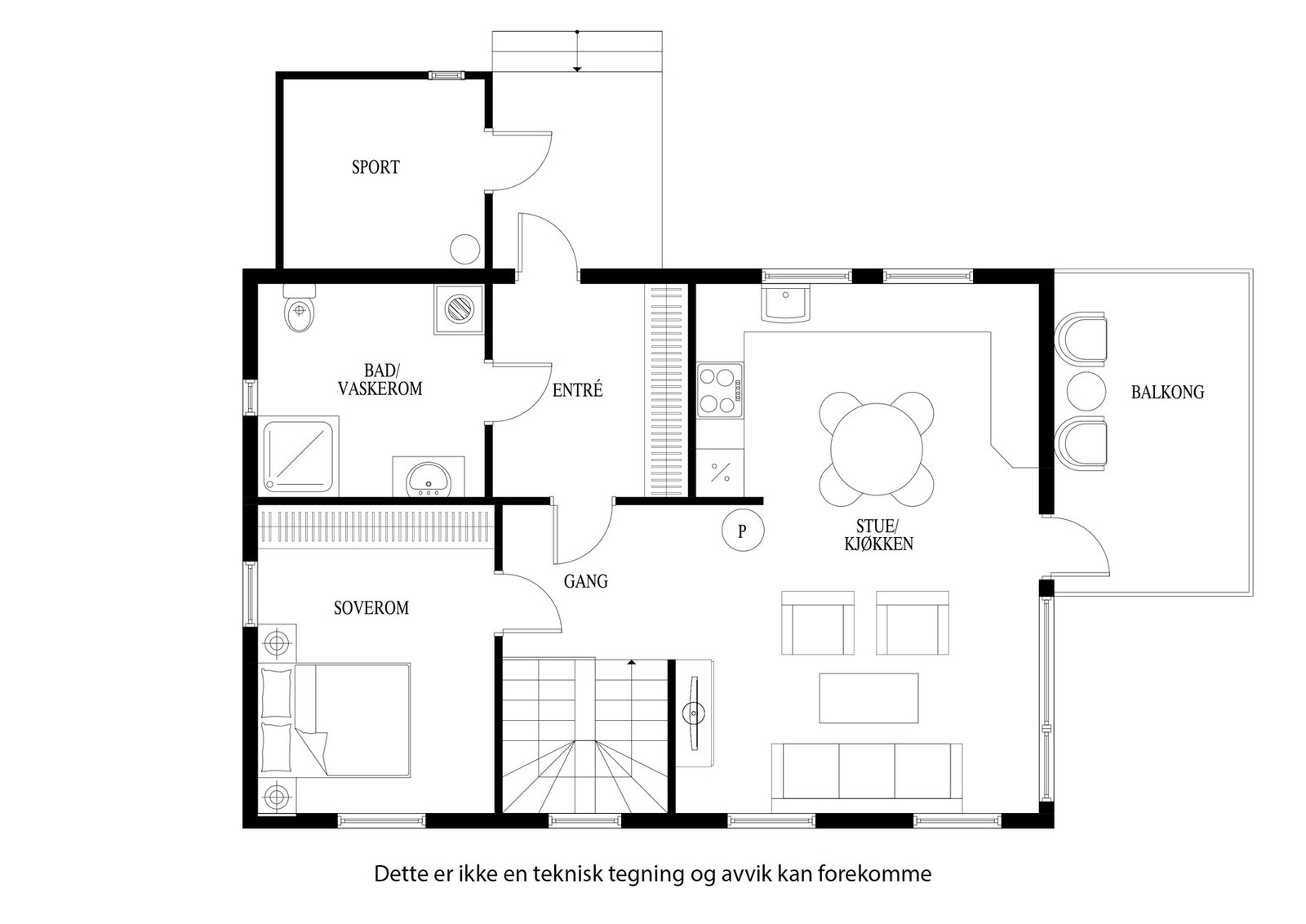 Plantegning hovedplan Galleribilde