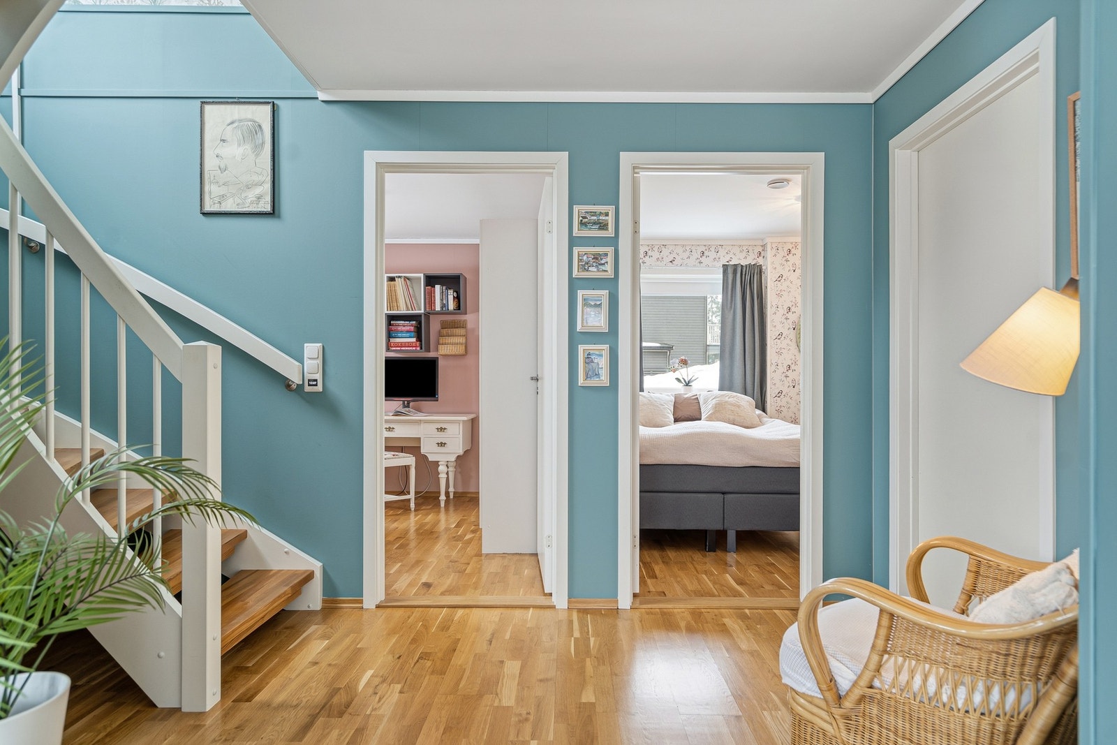 I denne etasjen er det ytterligere 2 soverom Galleribilde