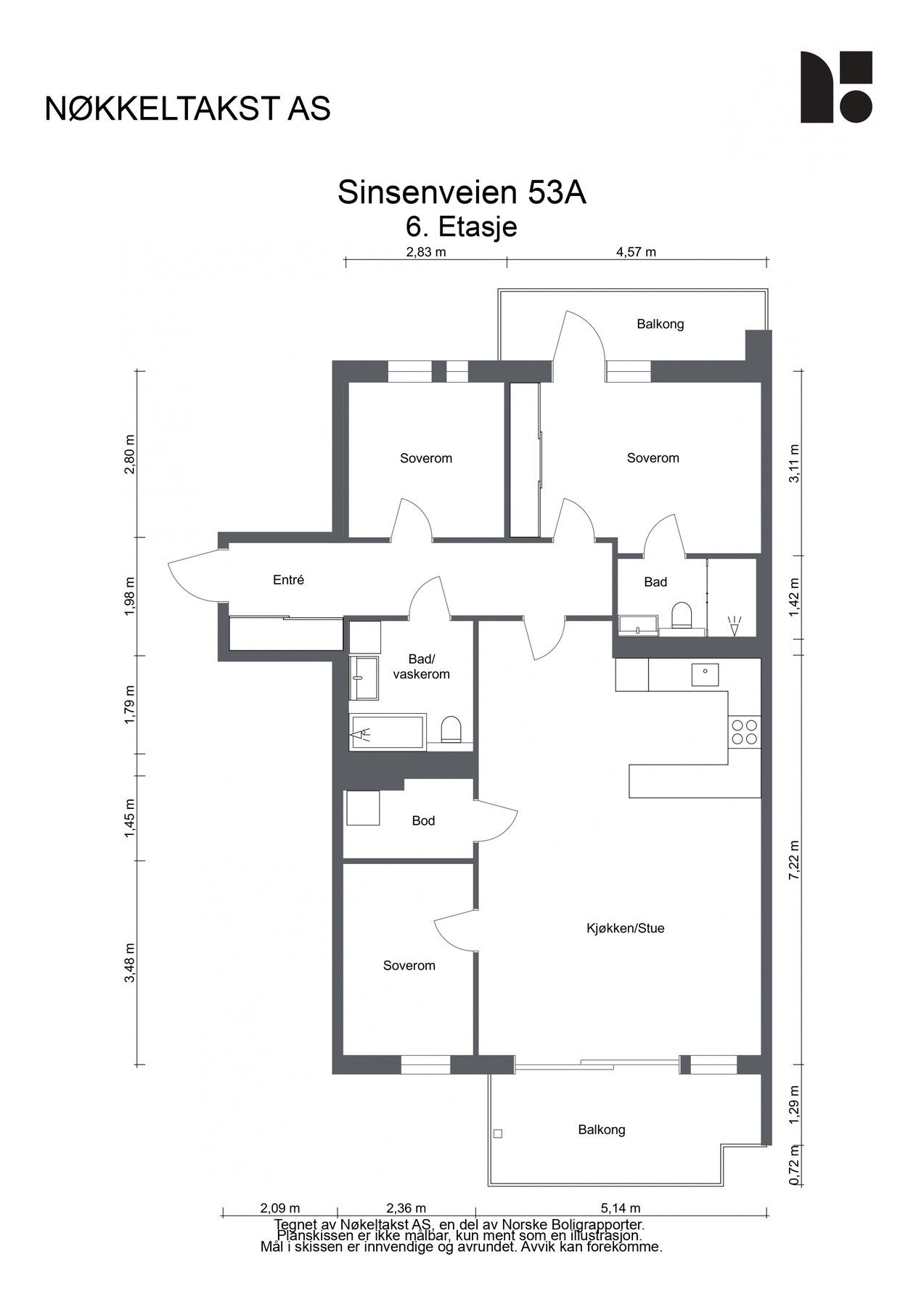 Plantegning. Galleribilde