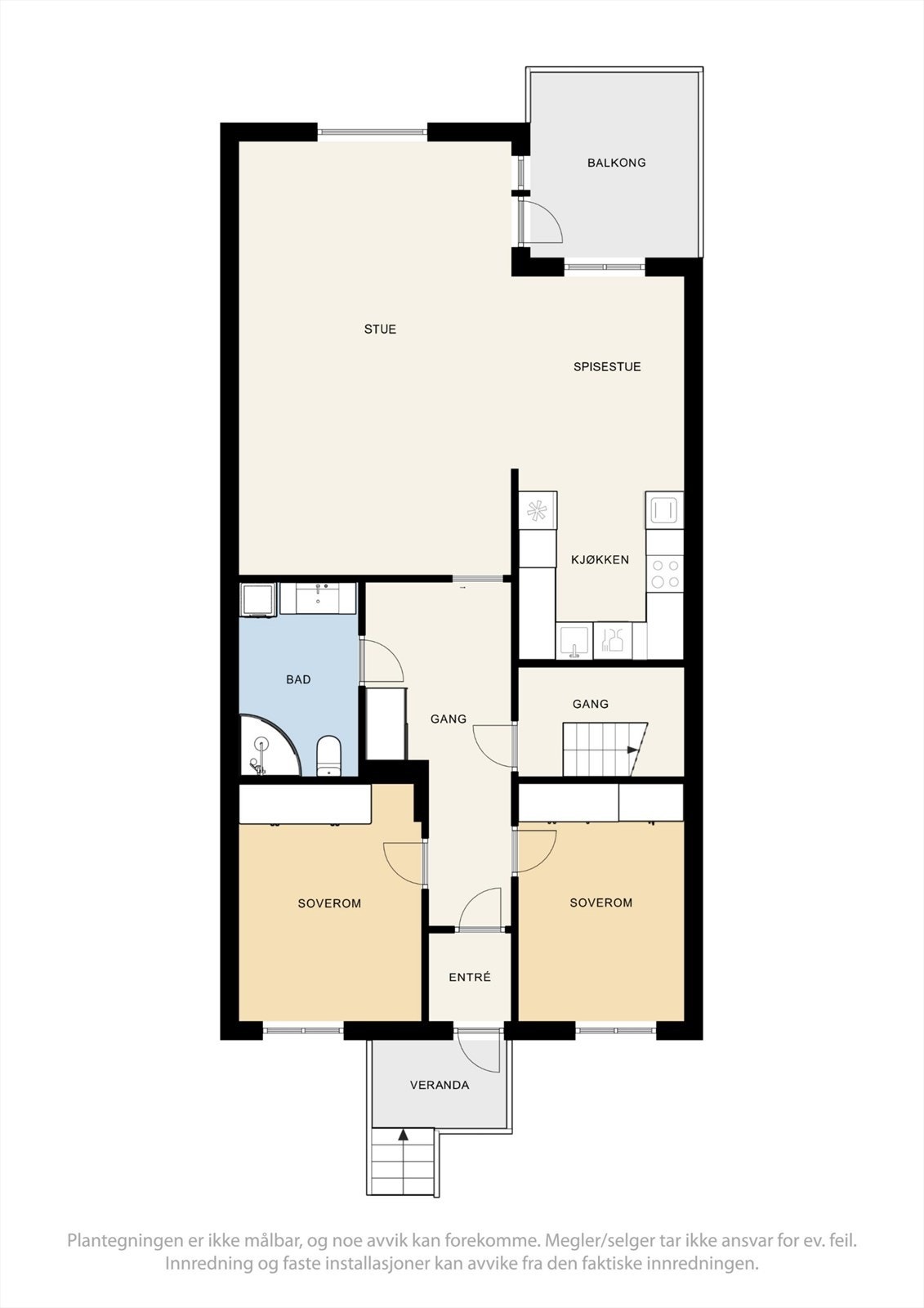 Plantegning 3. etasje. Galleribilde