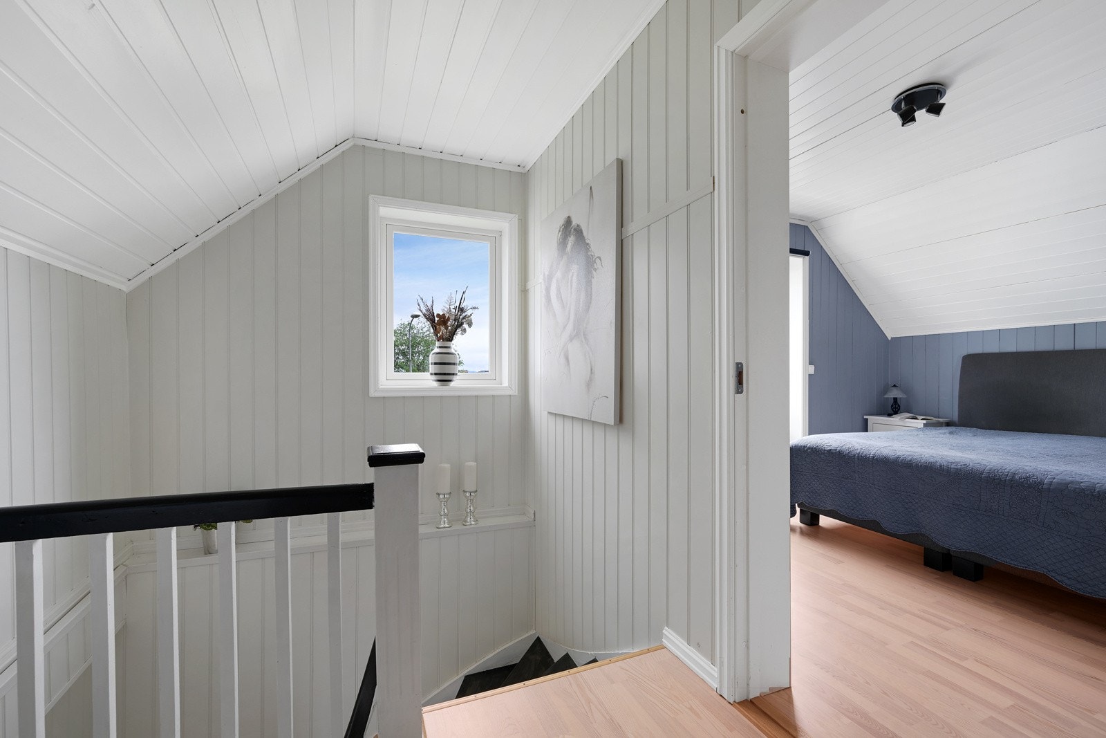 Vi har kommet oss på toppen av trappen. Galleribilde