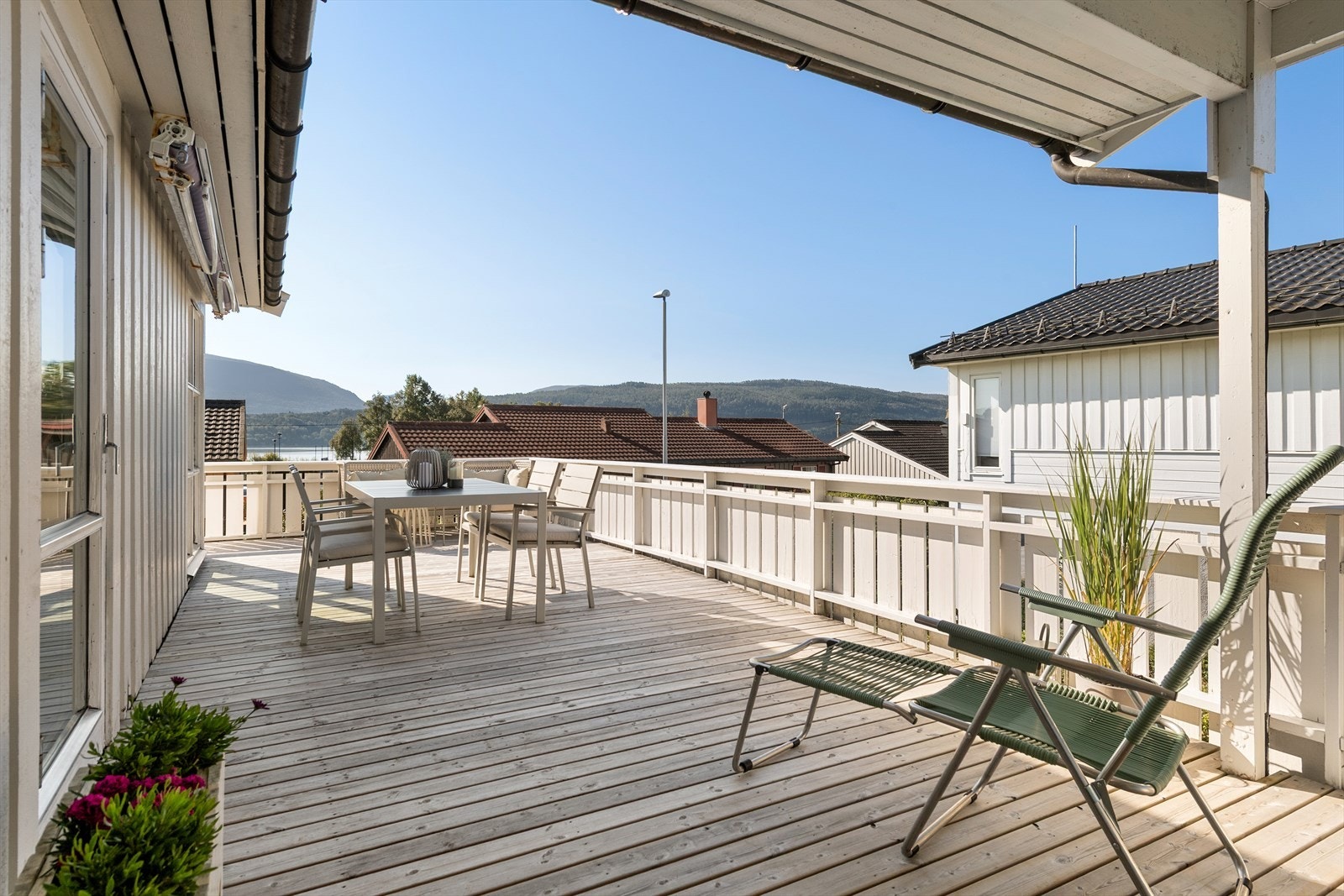 Pent uteområde. Galleribilde