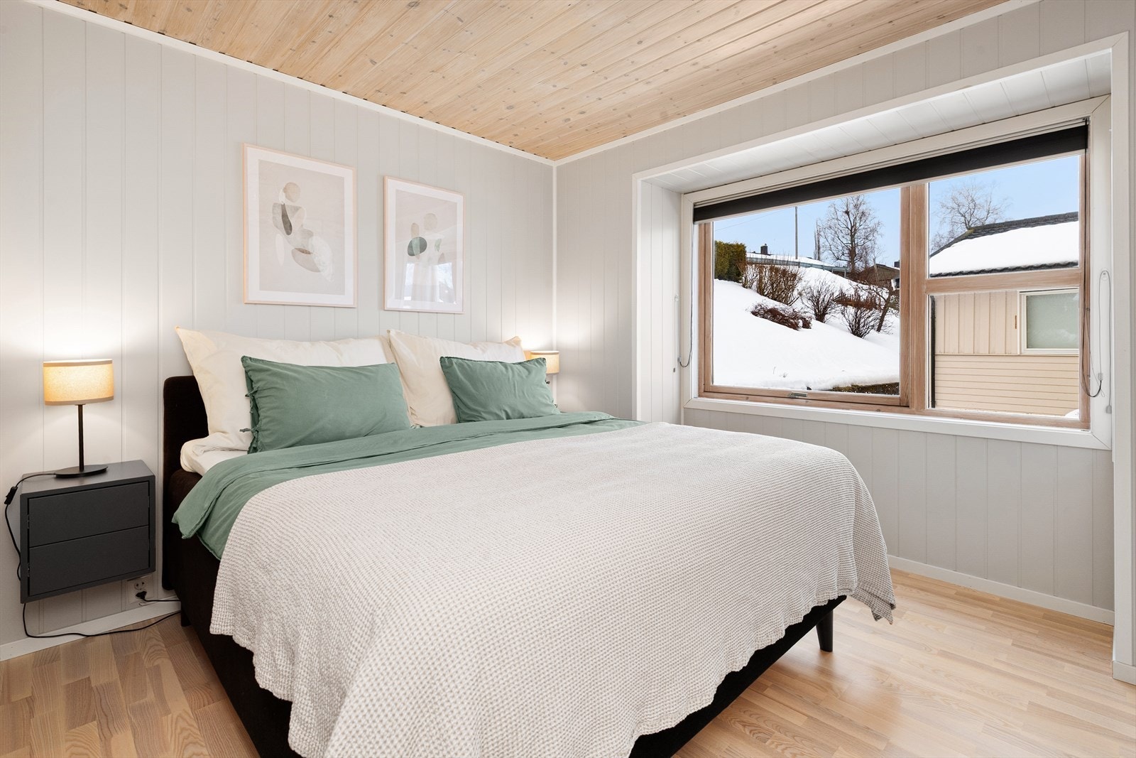 Hovedsoverom 1. etasje. Galleribilde