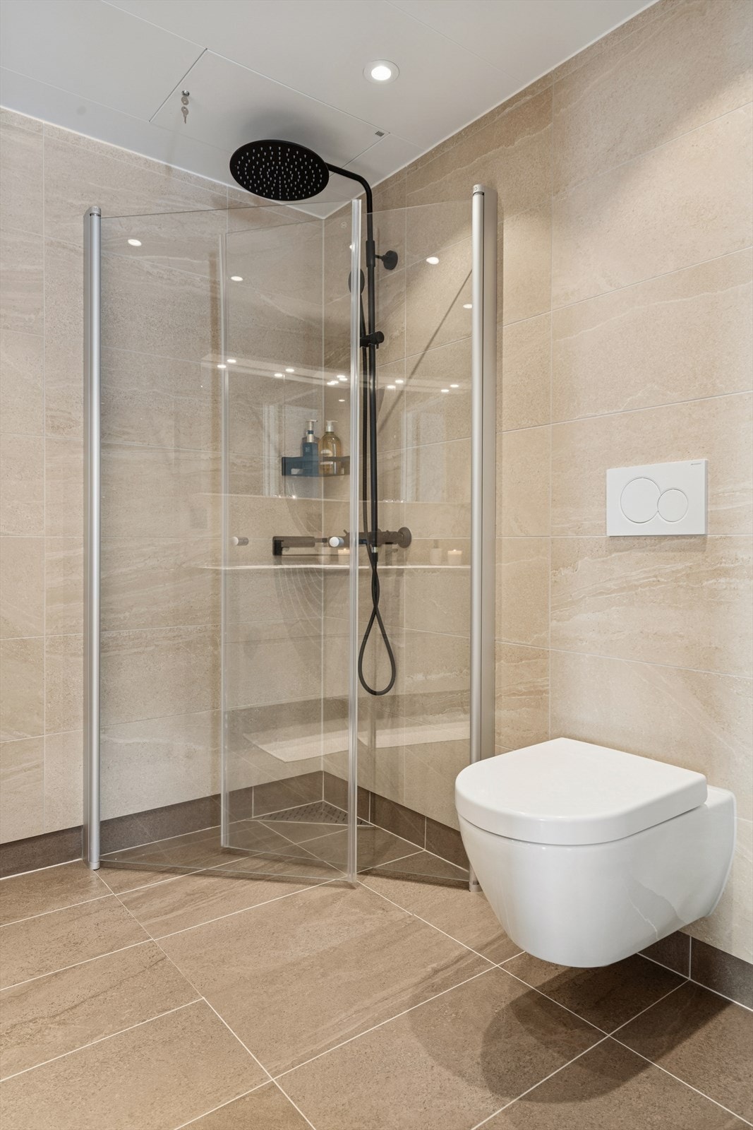 Rommet har avtrekk via balansert ventilasjon. Galleribilde