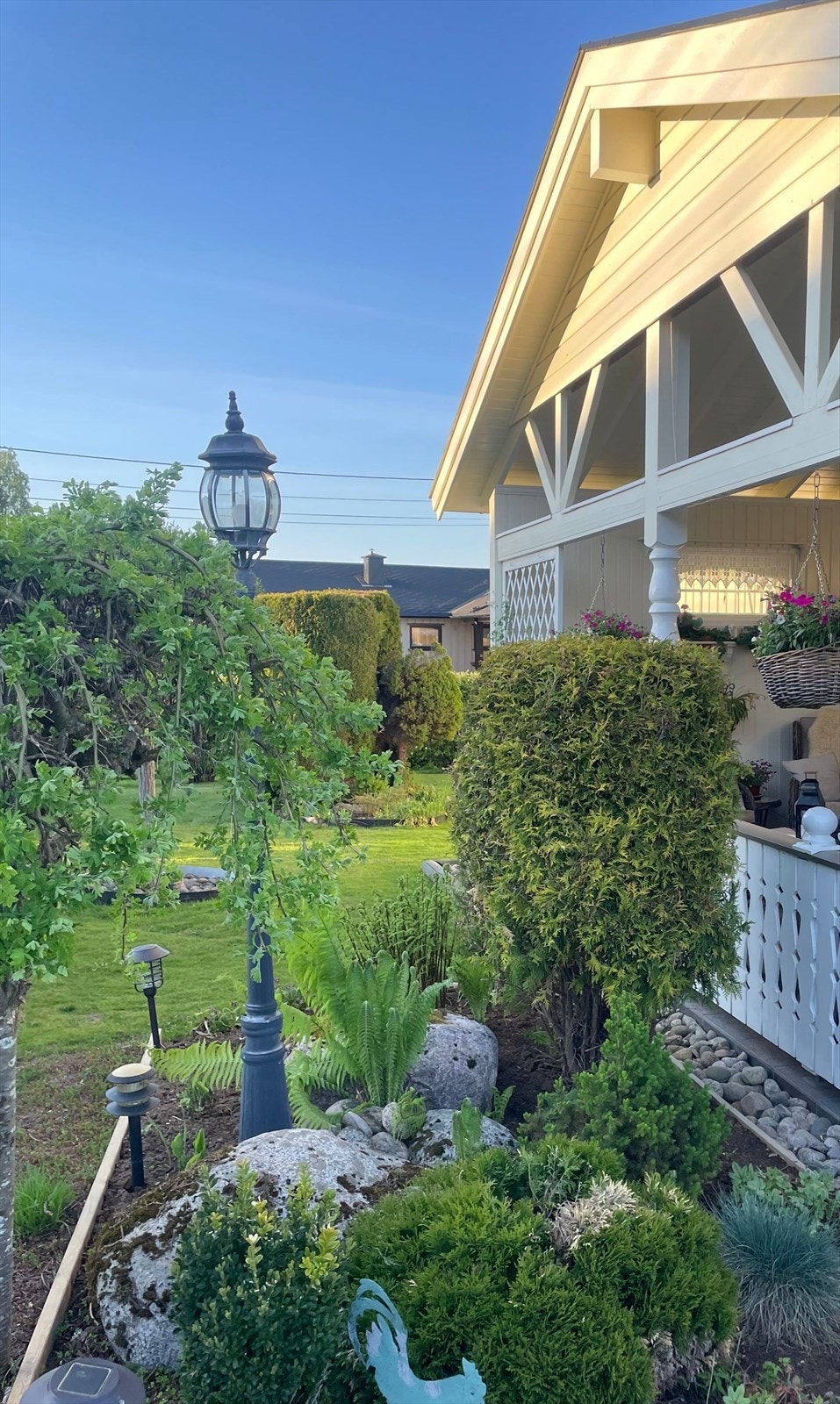 Sommer i Brennåsvegen 13 (privat foto) Galleribilde