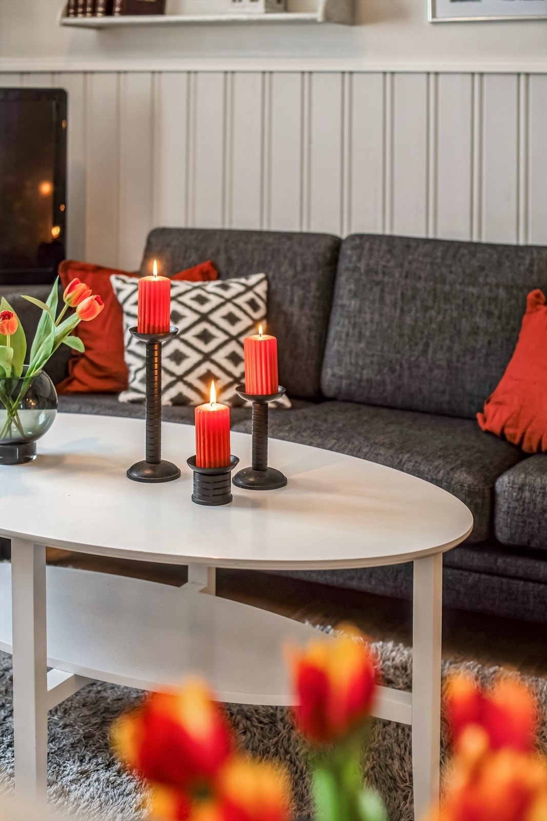 Downlights i himlingen gir god og jevn belysning i rommet. Galleribilde