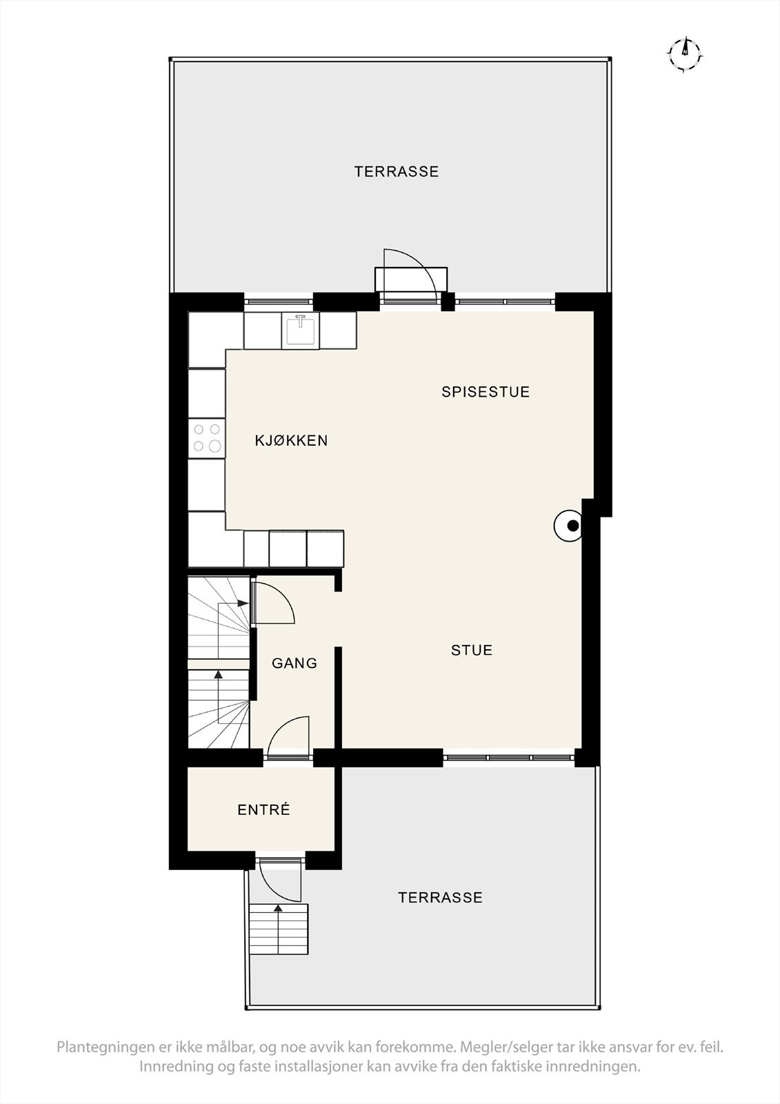 Plantegning 1.etasje. Galleribilde