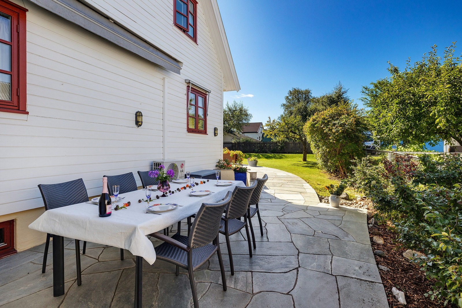 Her kan man samle venner og familie. Galleribilde