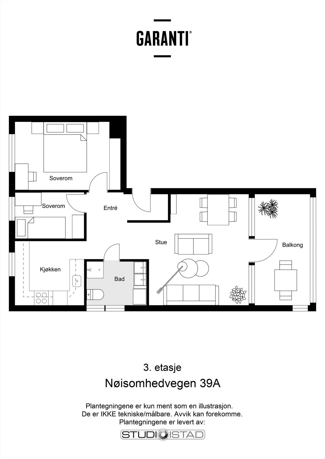 Plantegning Galleribilde