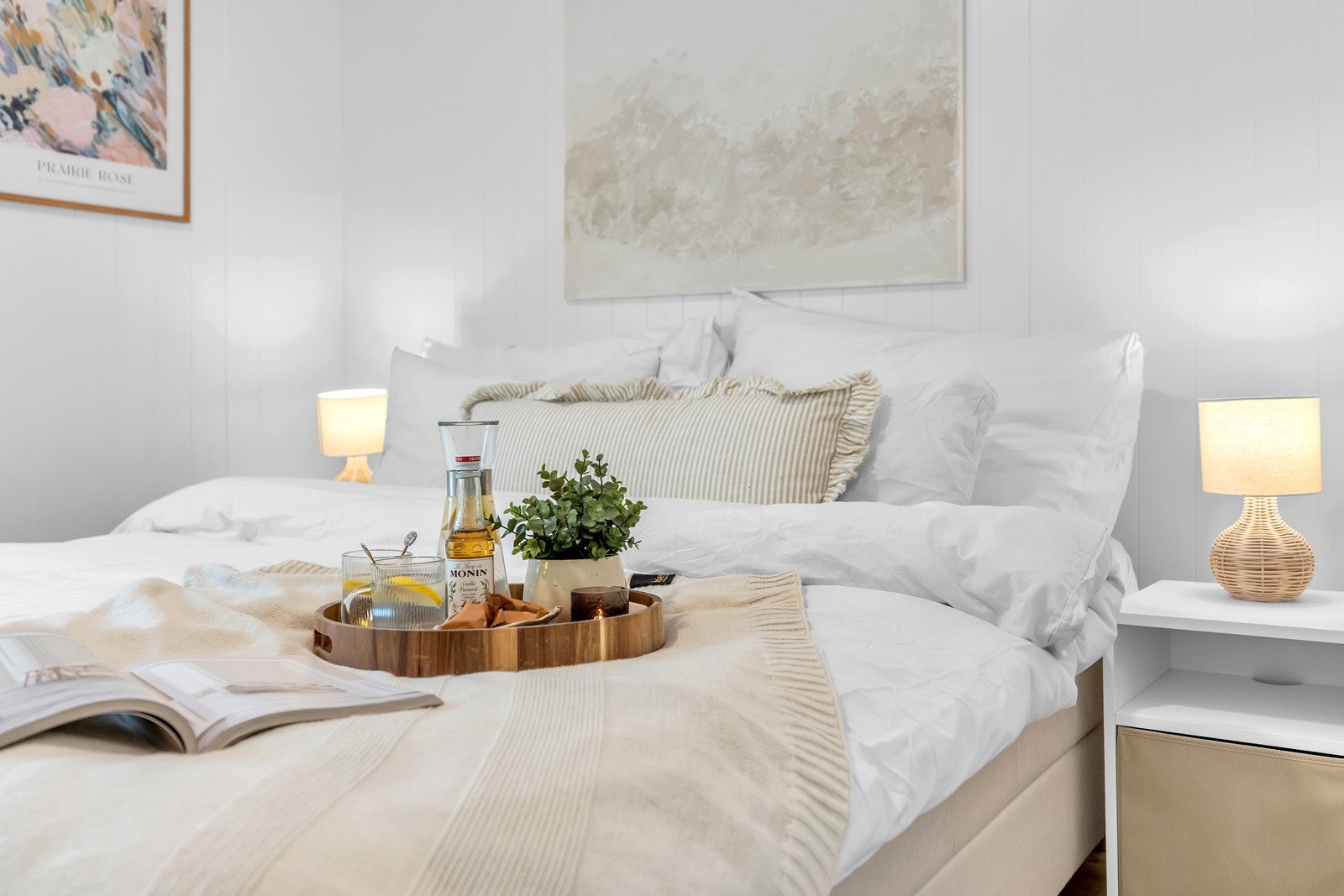 Soverom III er lyst og pent med plass til dobbeltseng. Galleribilde