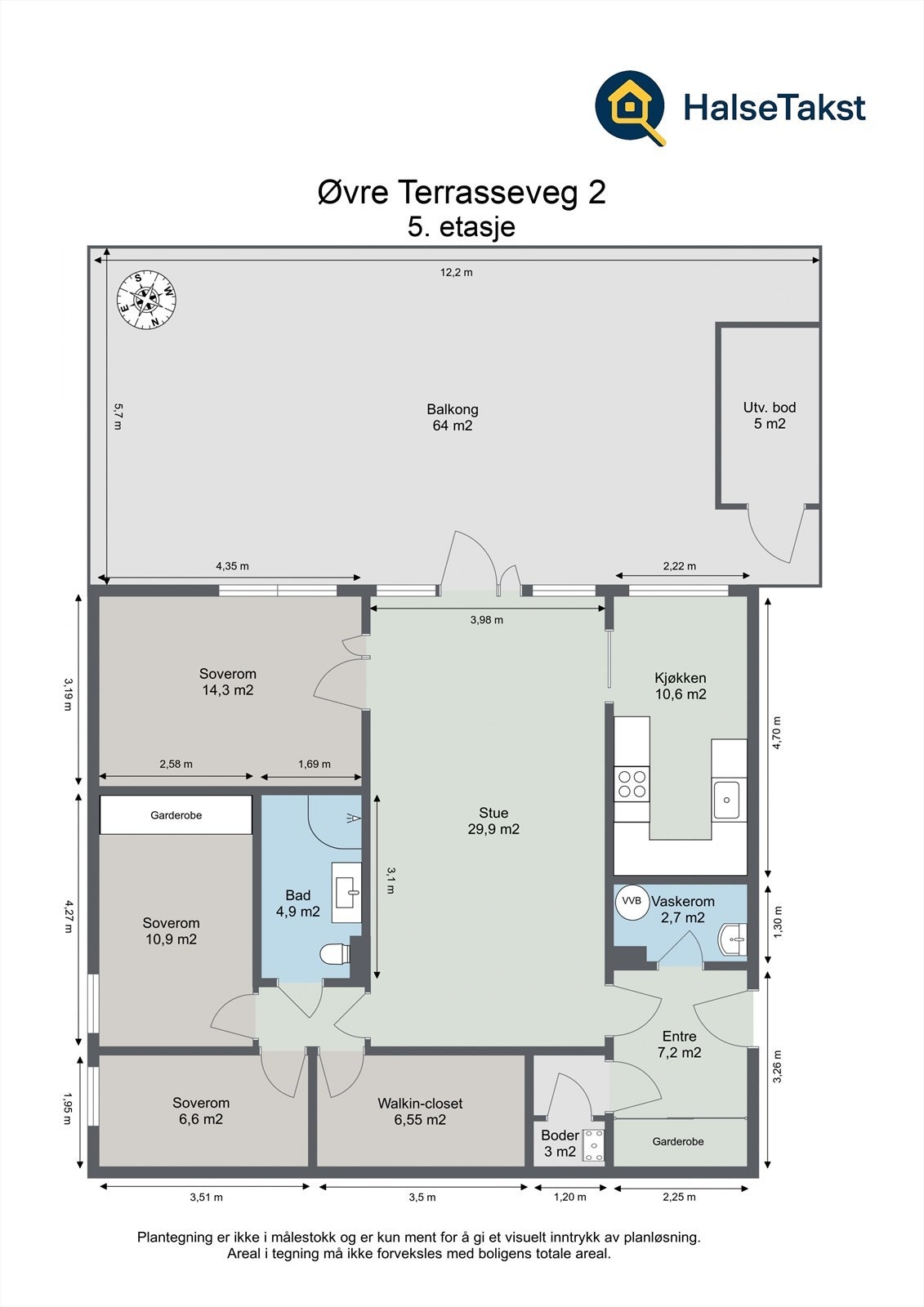 Planskisse Galleribilde