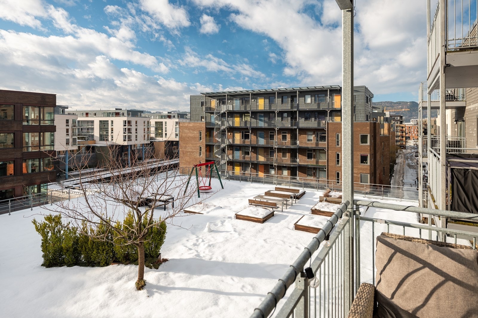 Du finner også en privat park for beboerne i sameiet. Galleribilde
