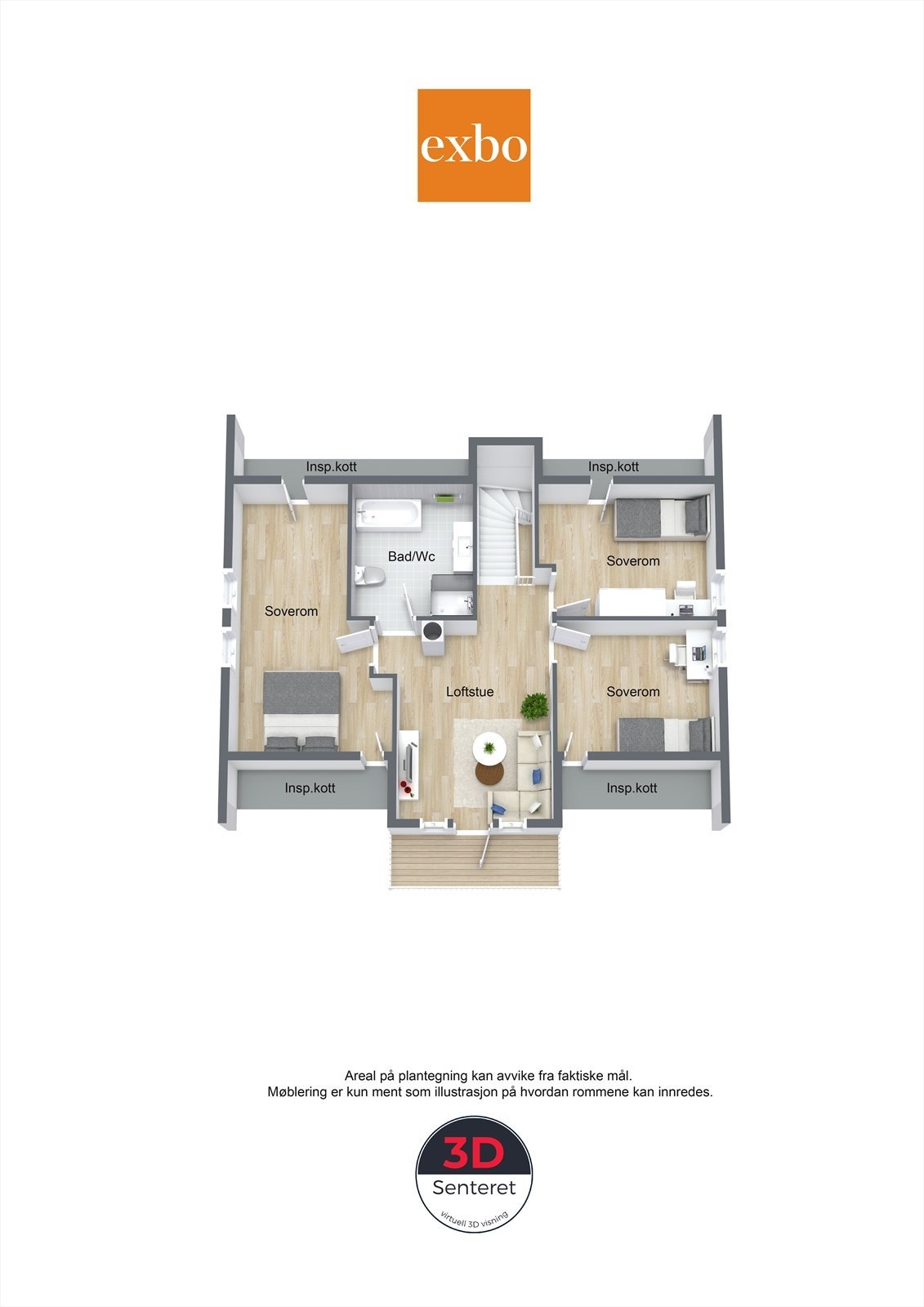 Plantegning 2. etasje Galleribilde