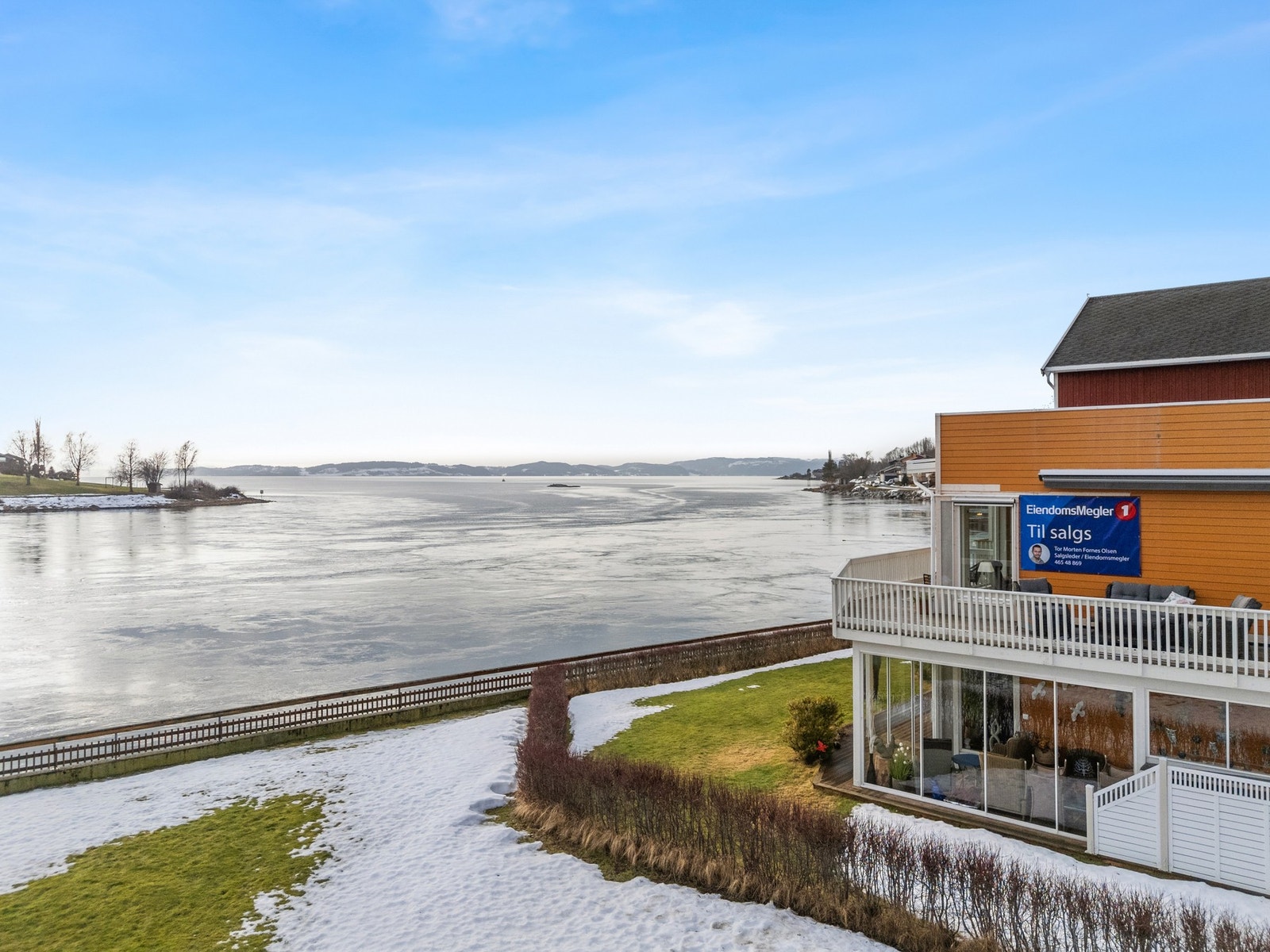 Ende beliggenheten byr på ekstra verandaplass Galleribilde