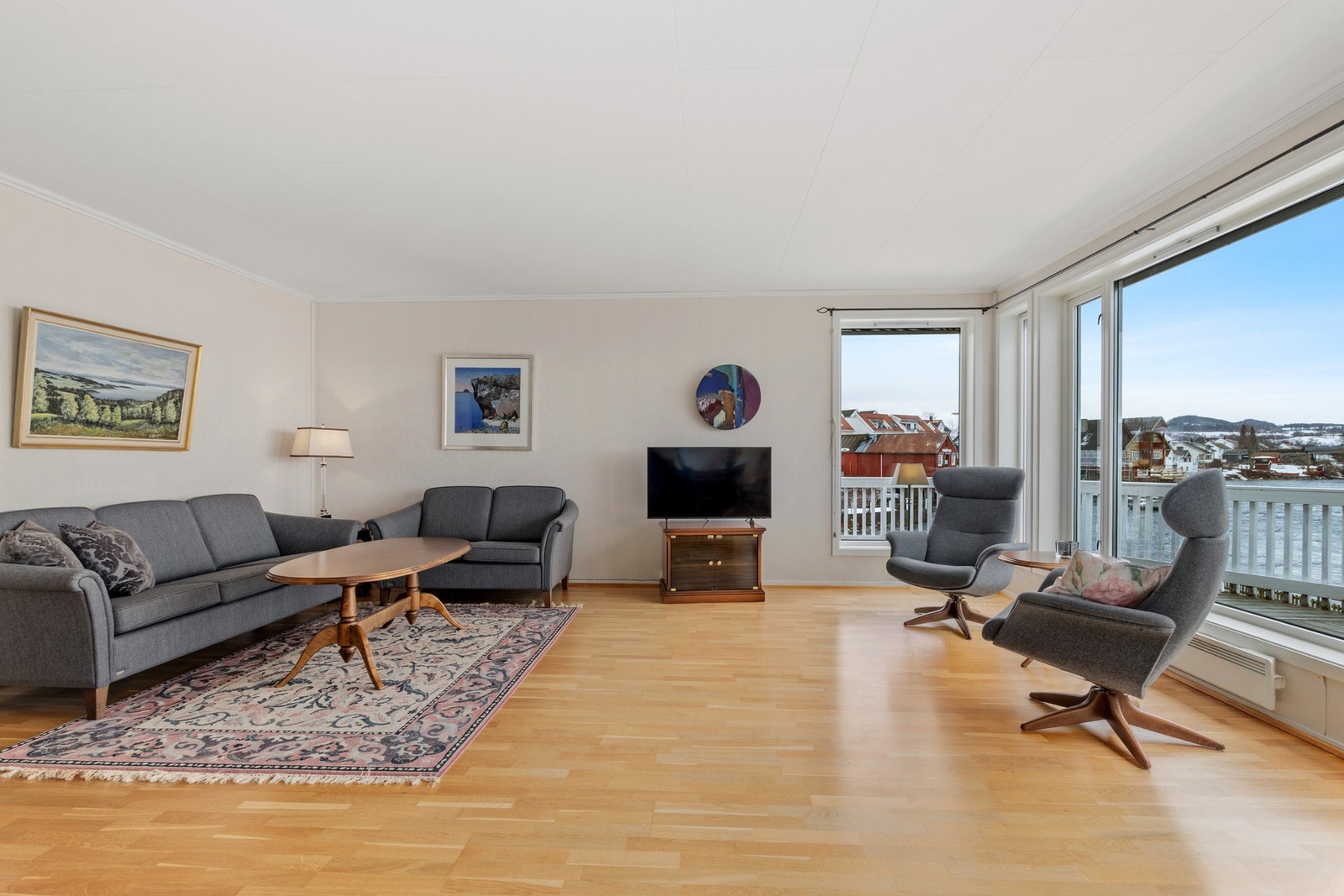 Romslig stue Galleribilde