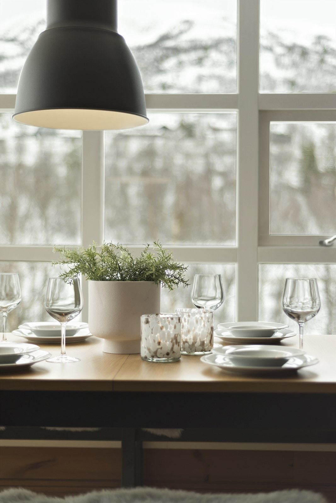 Fine detaljer og koselig atmosfære. Galleribilde