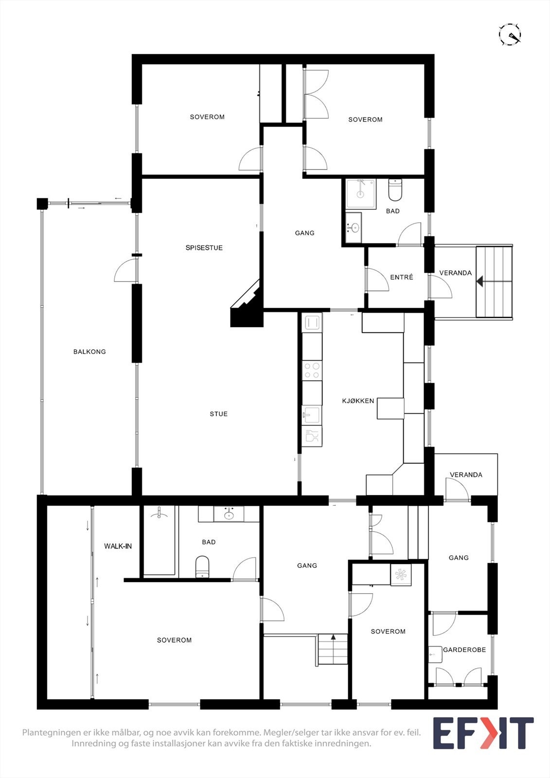 Plantegning 1. etasje. Galleribilde