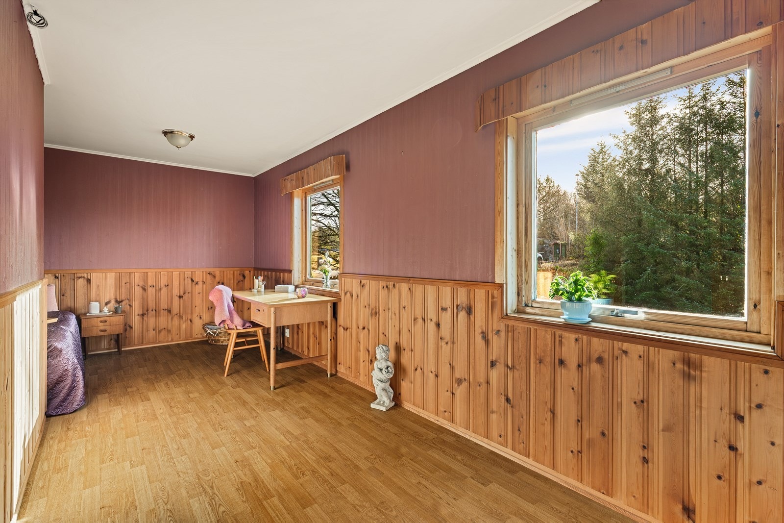 Soverommet kan alternativt benyttes som TV-stue, lekerom eller oppholdsrom for barn og ungdom. Galleribilde