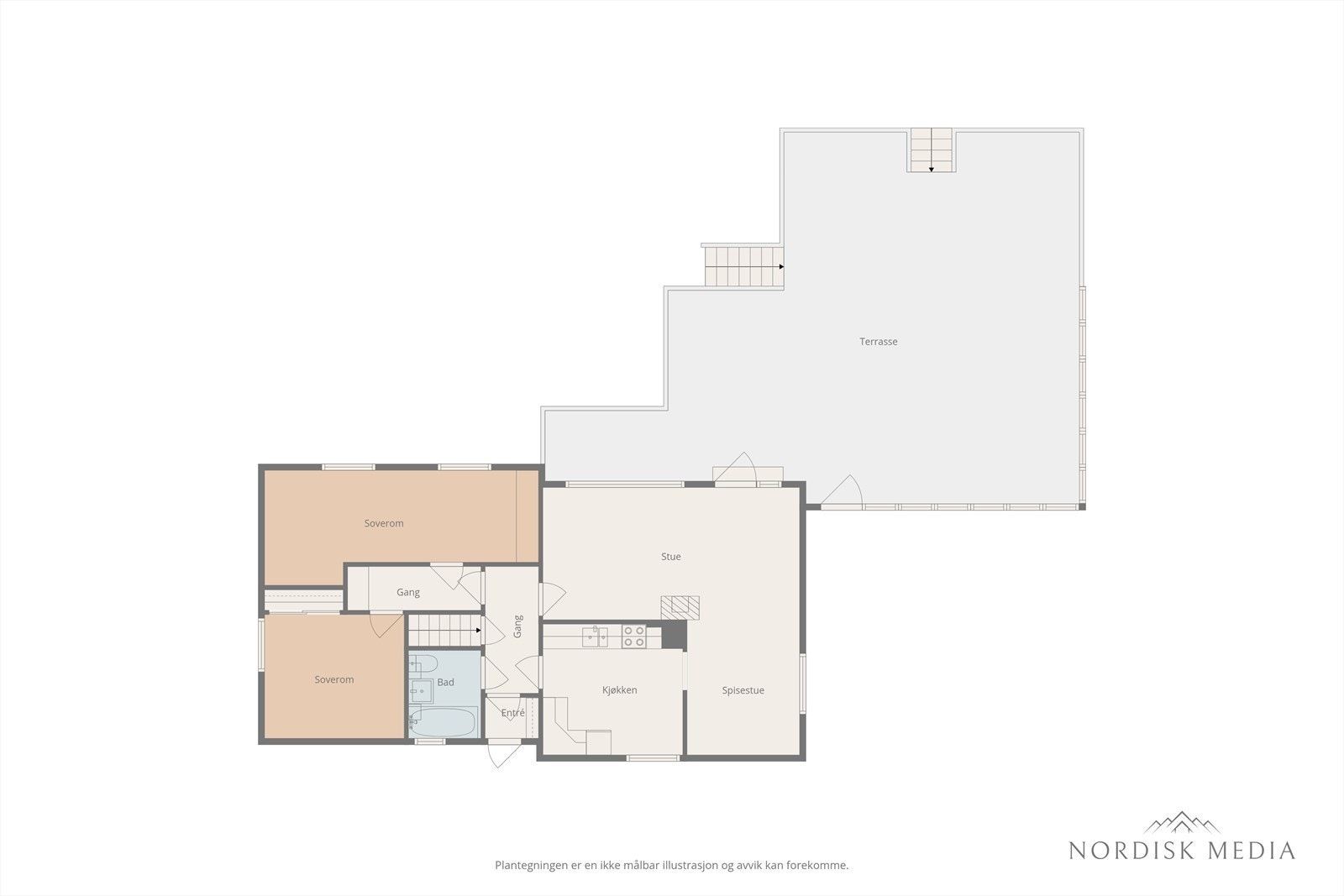 Plantegning 1.etasje. Galleribilde