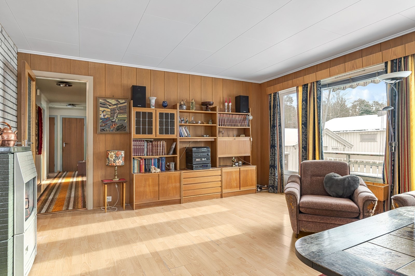 Stuerommet er på hele 32,5 kvm Galleribilde