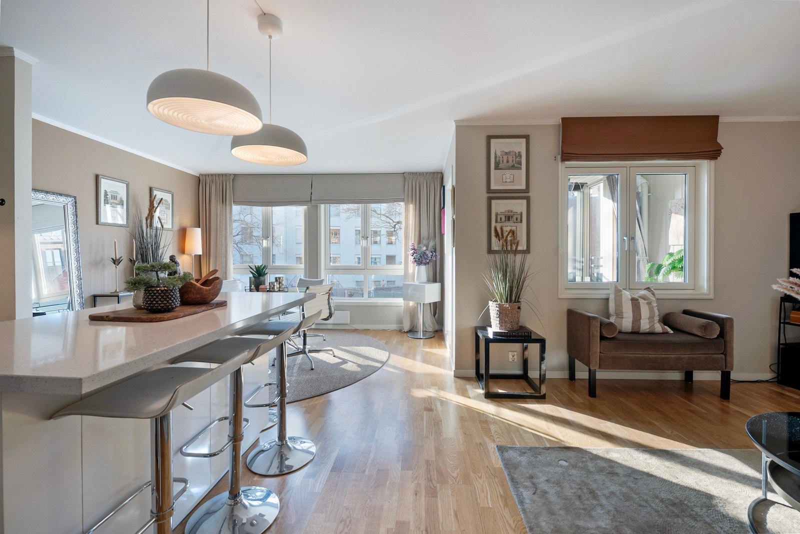 Har man behov for enda et soverom kan man også lage et ekstra rom Galleribilde