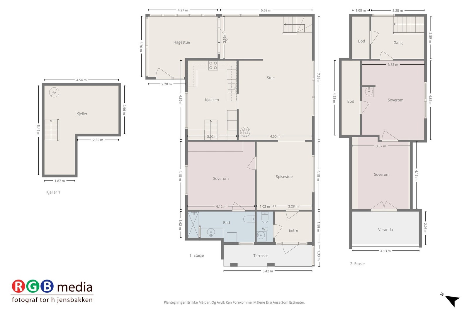 Plantegning Galleribilde